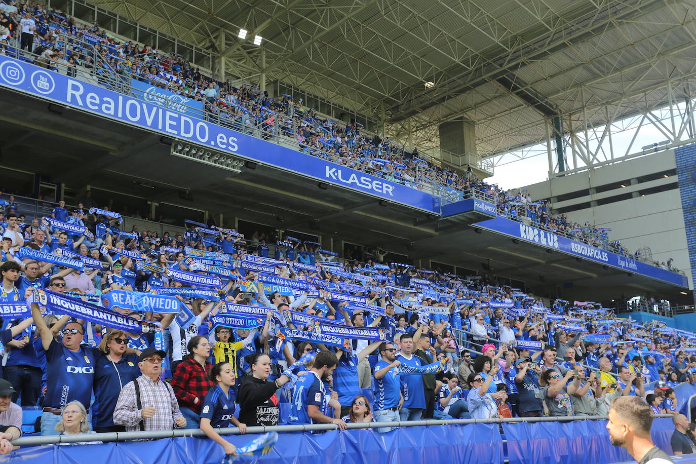 ¿Estuviste en el Real Oviedo - Mirandés? ¡Búscate en el Tartiere!