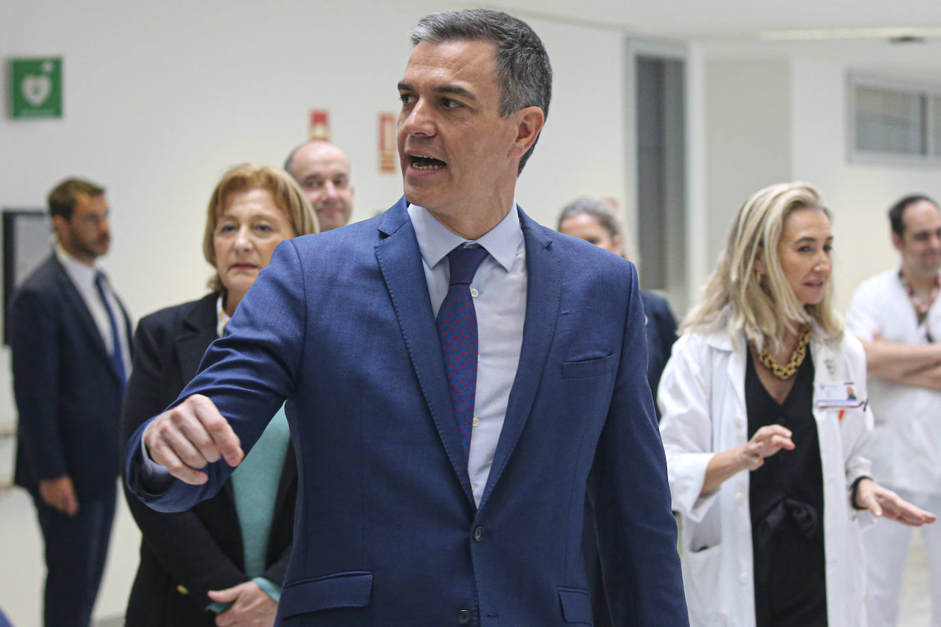 Pedro Sánchez, en Asturias: así fue su visita al HUCA