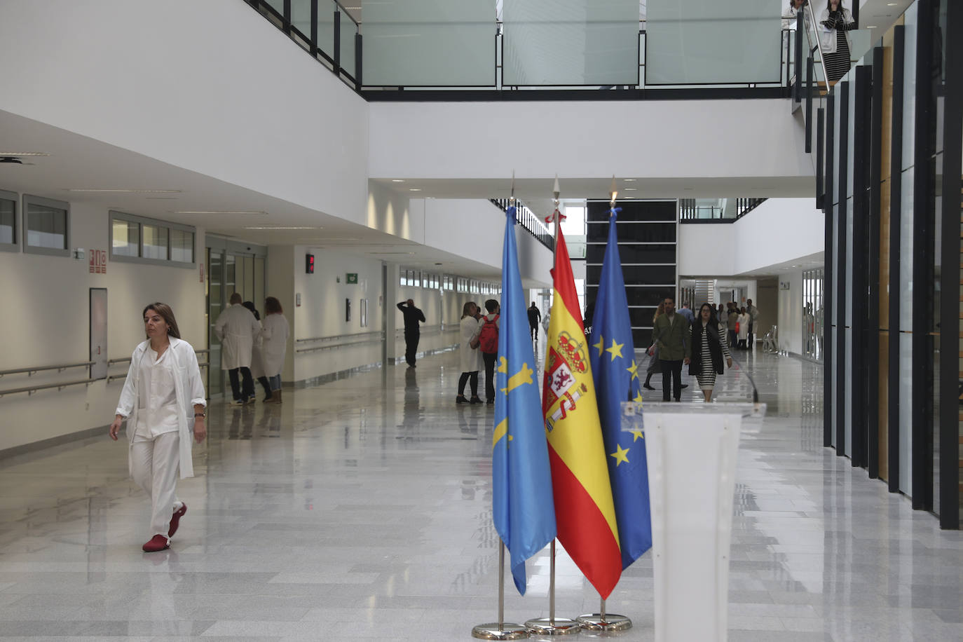 Pedro Sánchez, en Asturias: así fue su visita al HUCA