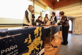 las reuniones de trabajo de la red europea de empleo EURES se están llevando a cabo en Valdecarzana.