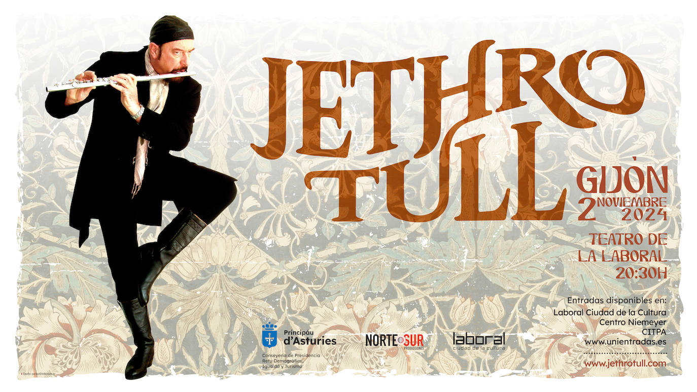 Imagen promocional de la banda británica de rock Jethro Tull.