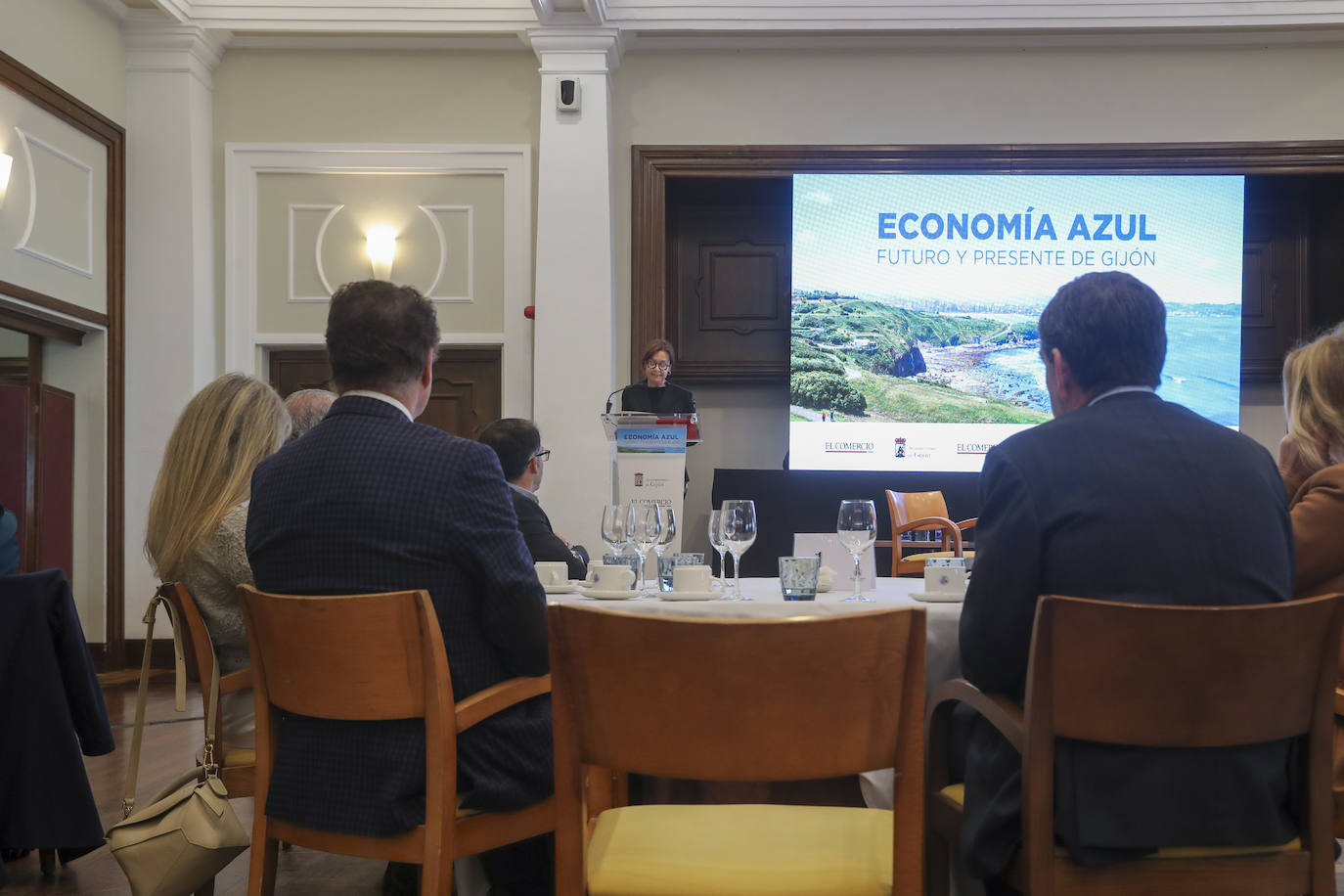 El presente y el futuro de la economía azul en Gijón, en imágenes