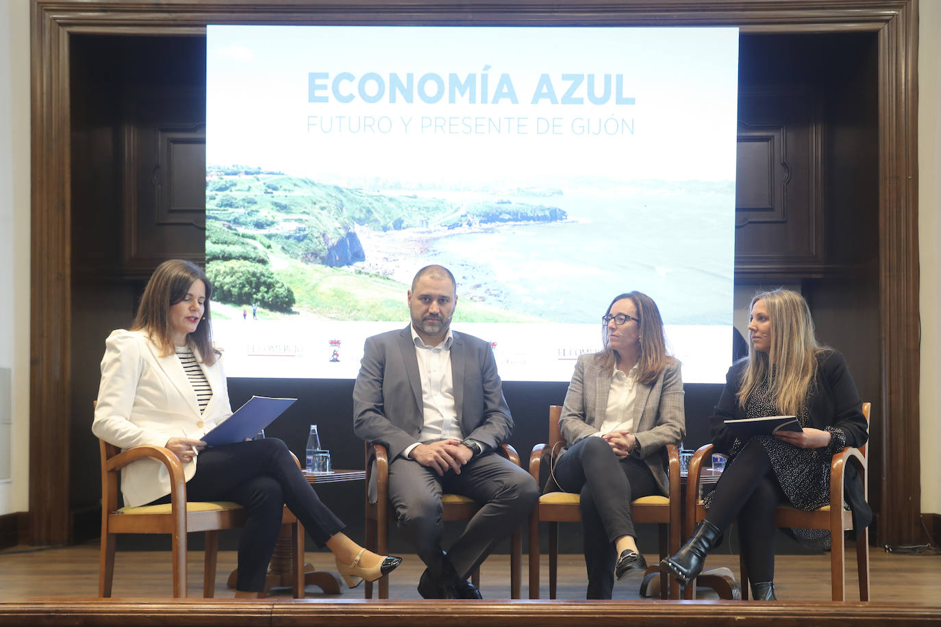 El presente y el futuro de la economía azul en Gijón, en imágenes