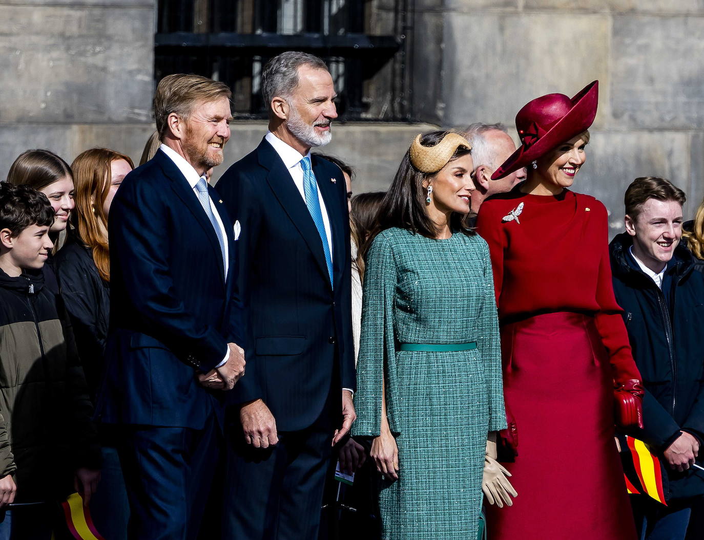 Los Reyes de Guillermo y Máxima de los Países Bajos dieron la bienvenida a don Felipe y a doña Letizia el pasado miércoles. 