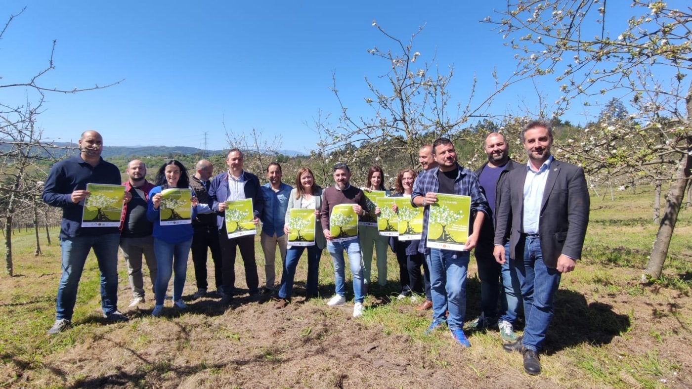 Alcaldes de la Comarca de la Sidra presentan la semana de la floración.