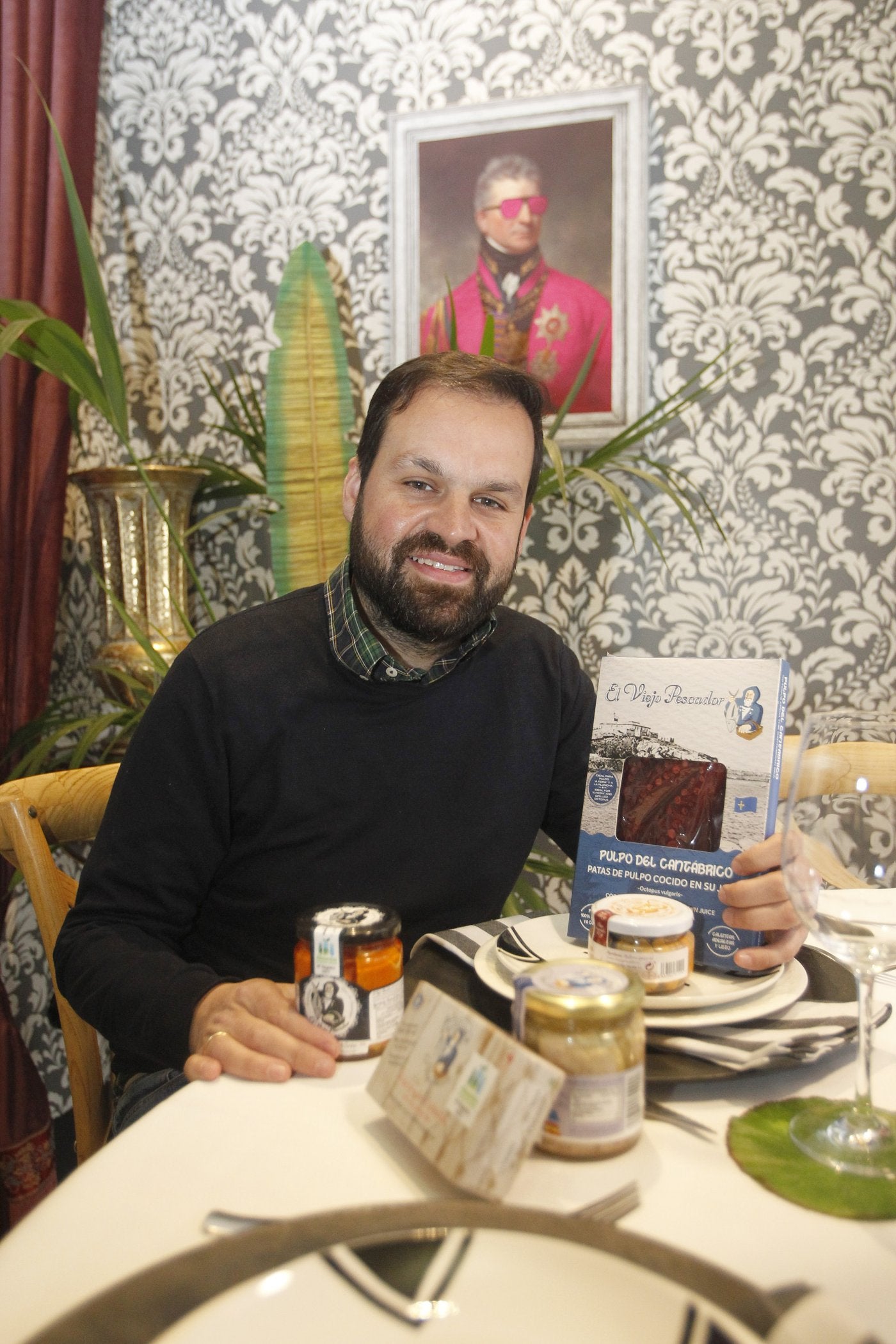 Carlos Díaz, de conservas El Viejo Pescador.