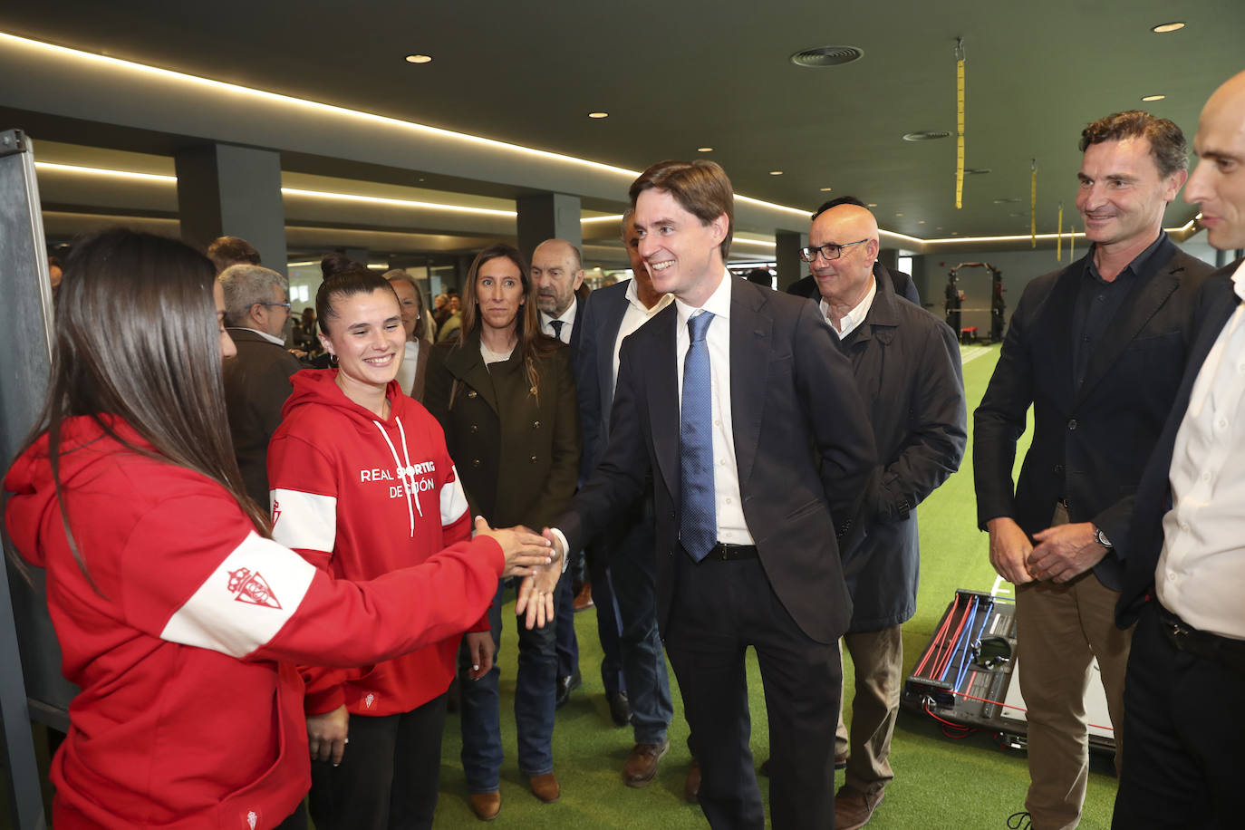 Mareo y su nueva cara: así fue la presentación de la reforma de la Escuela de Fútbol del Sporting