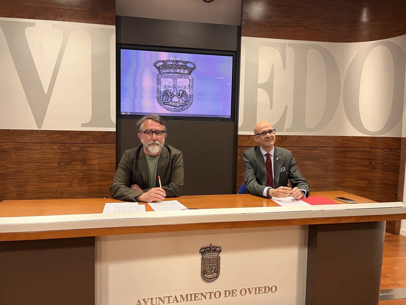 Juan Álvarez Areces y Jorge García Monsalve.