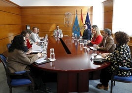 Consejo de Gobierno celebrado este viernes en Oviedo.