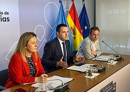 Rueda de prensa tras la reunión del Consejo de Gobierno.