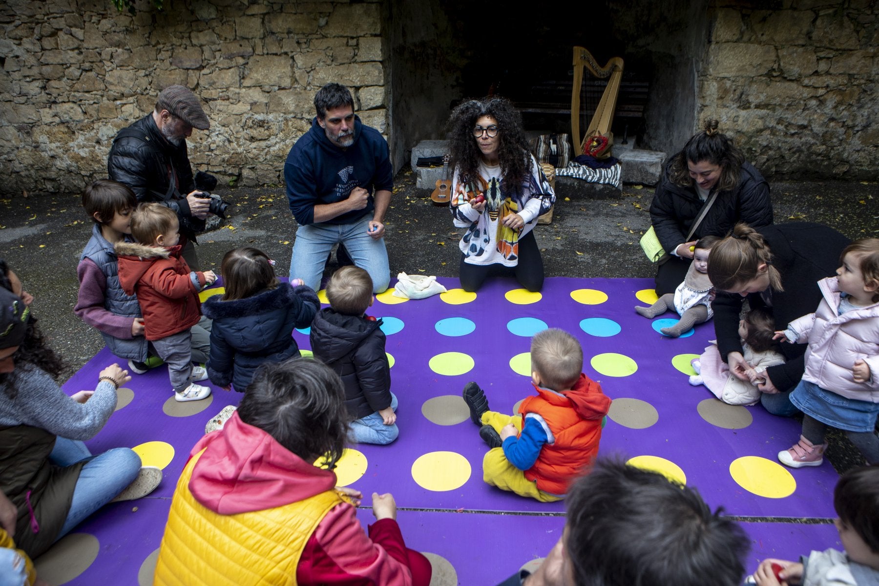 Los miembros de Concertino durante una de las actividades.