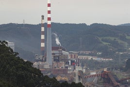 La central térmica de Aboño, en la que EdP plantea su Asturias H2 Valley.