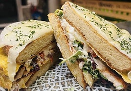 Una de las propuestas asturianas que aspira a ser el mejor bocata nacional.