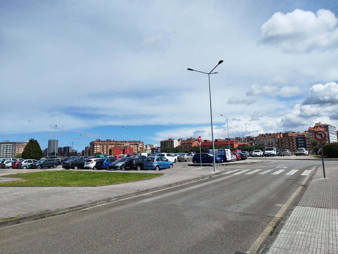 Terrenos que atravesará el nuevo trazado de la calle Carlos Marx y bajo los que se ubicará el futuro colector.