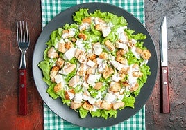 Ensalada César.
