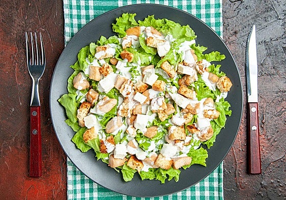 Ensalada César.