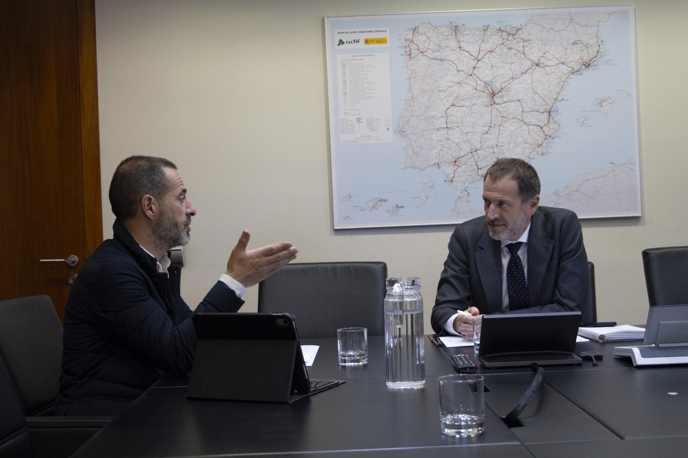 Ángel García, con Ángel Contreras Marín.