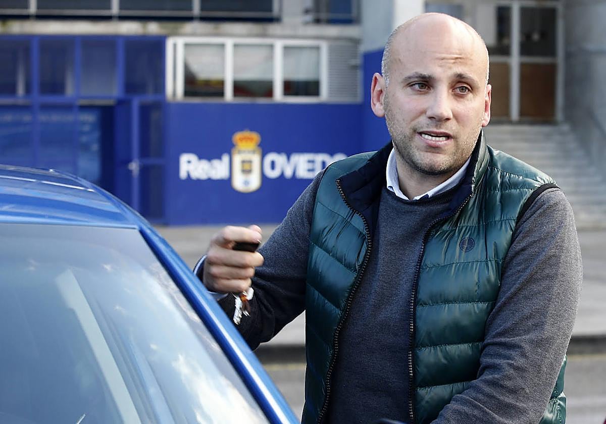 Javi Rozada, en su etapa al frente del Real Oviedo.