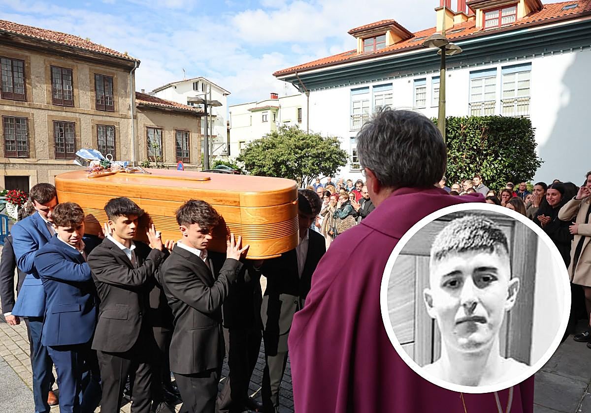 Funeral de Daniel Diego Vigil en Pola de Siero.
