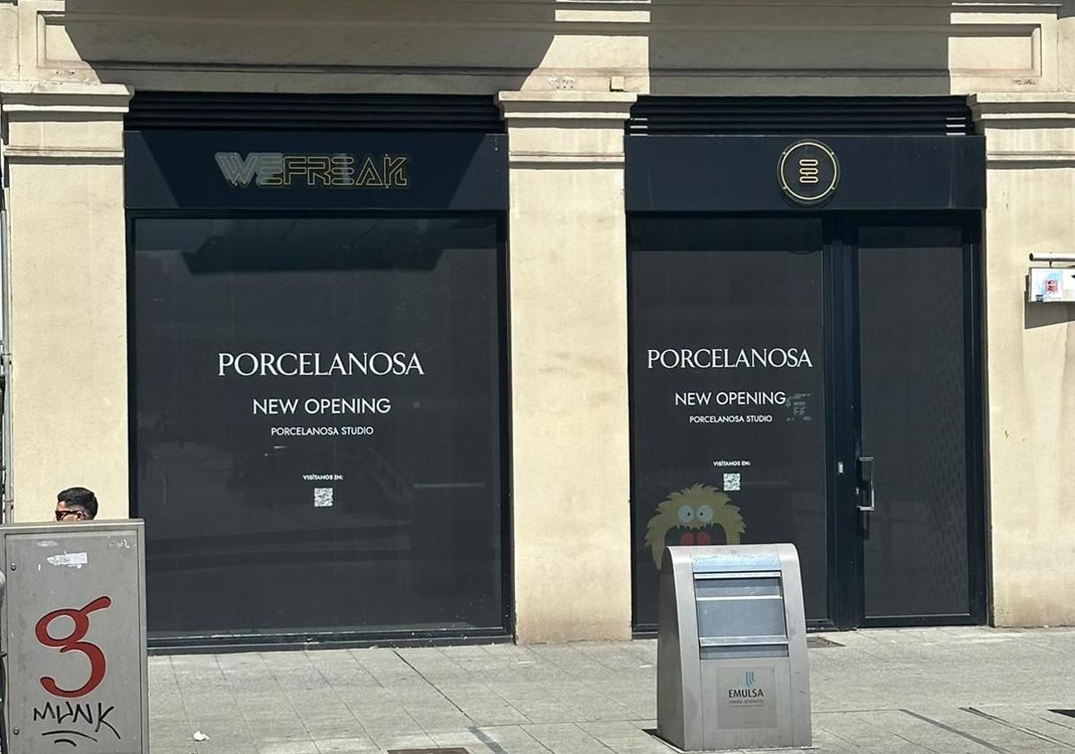 El nuevo local de Porcelanosa de Gijón situado en la calle Menen Pérez.