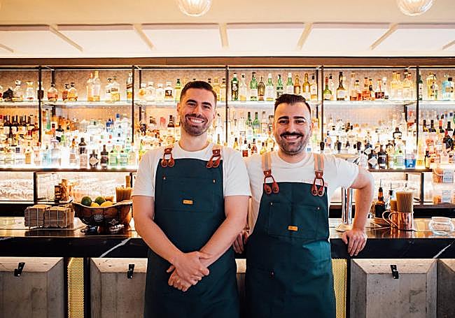 Saúl Vega e Iván Vázquez (Malasaña, Oviedo).