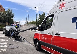 Estado en el que quedó el coche.