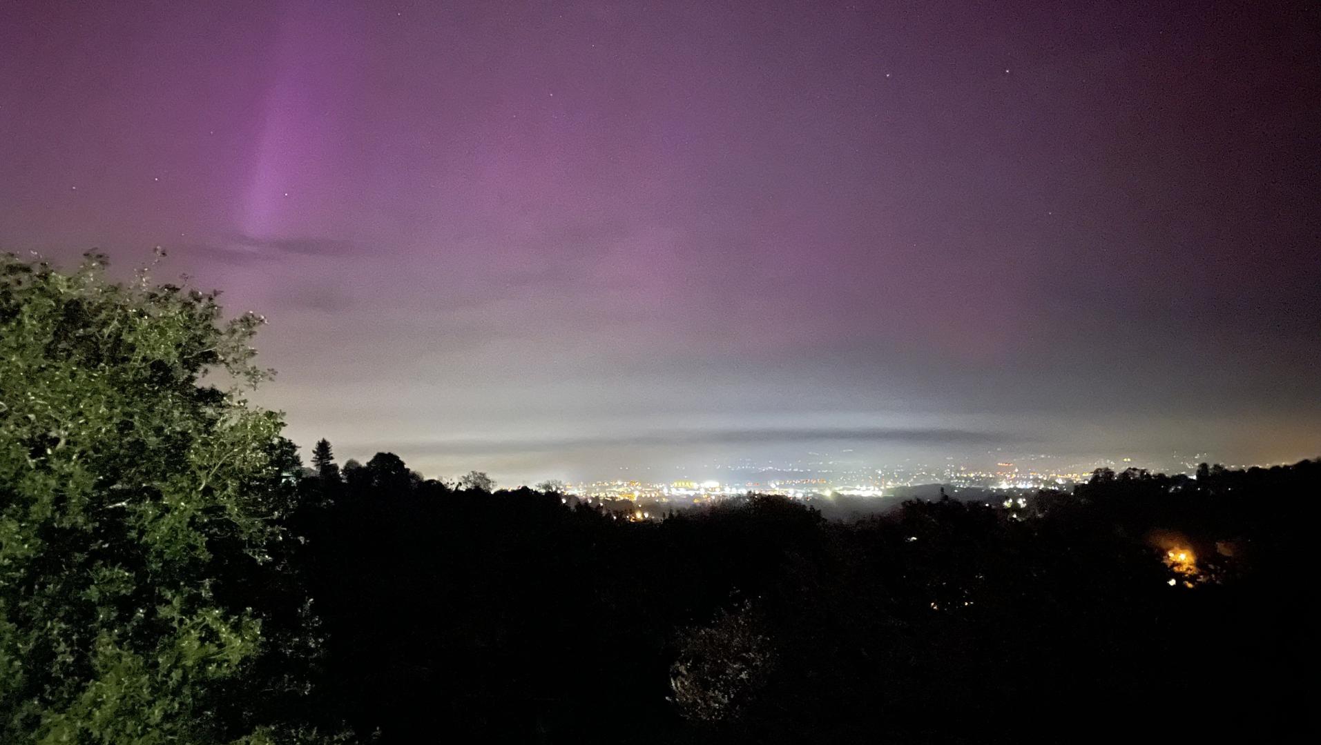 tormenta solar aurora boreal hoy