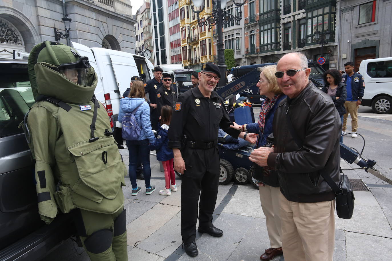 Las lecciones de la Policía Nacional en Oviedo