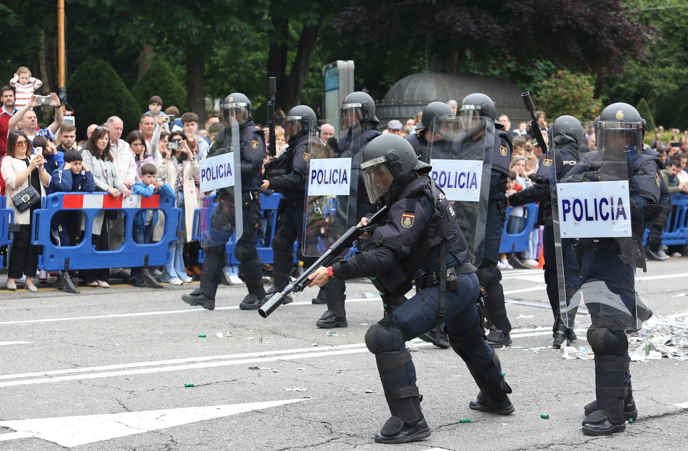 Las lecciones de la Policía Nacional en Oviedo