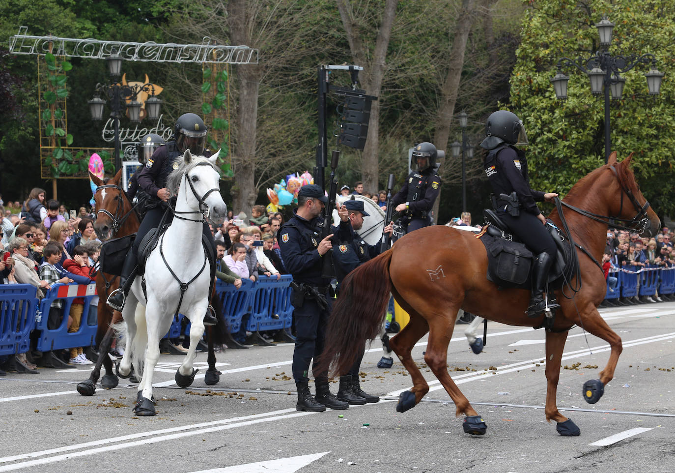 Las lecciones de la Policía Nacional en Oviedo