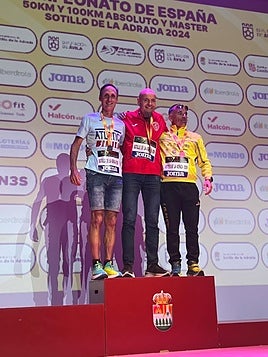 De las Heras, en el podio.