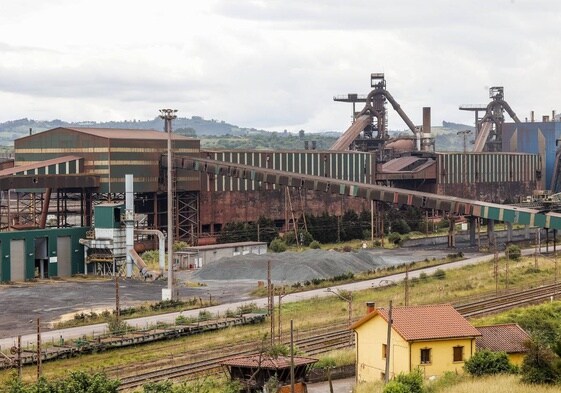 Instalaciones de Arcelor en Gijón.