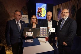 Alfredo Canteli, Nuria Lera, Pedro Palacios y Alfredo García Quintana.