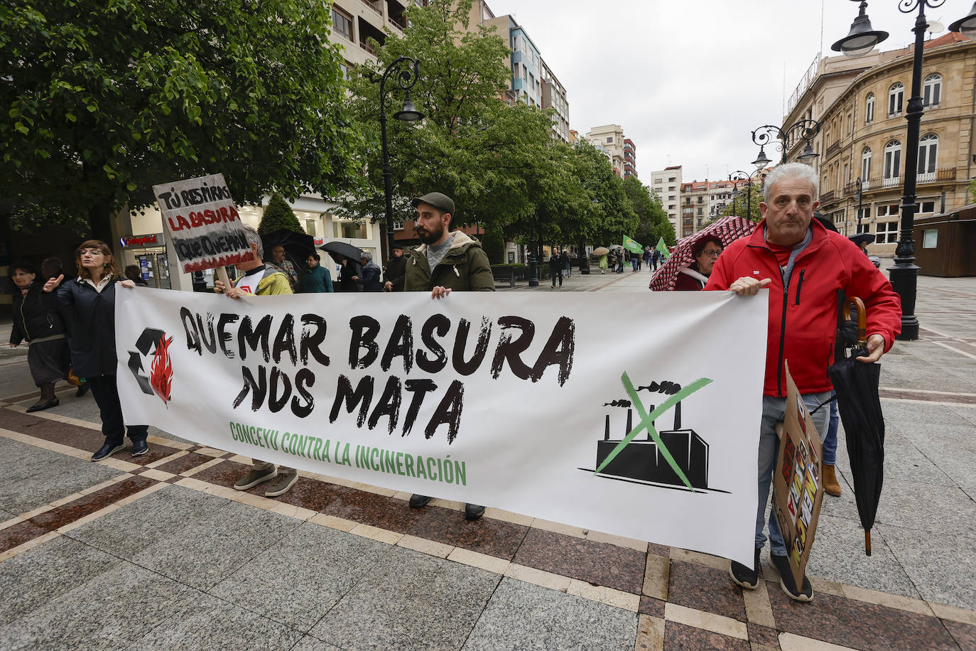 Gijón, contra la contaminación: «No aguantamos más mentiras ni promesas incumplidas»