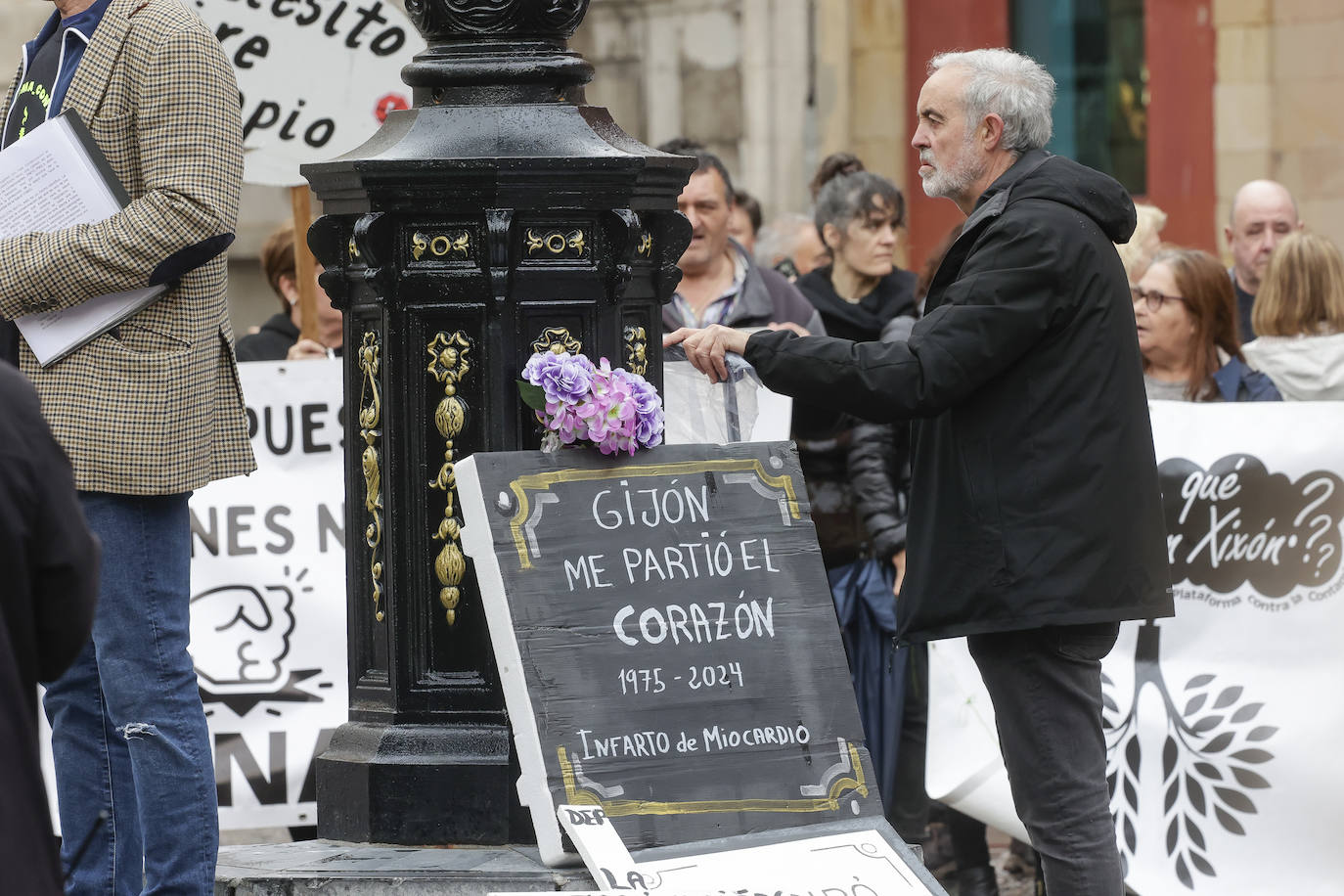 Gijón, contra la contaminación: «No aguantamos más mentiras ni promesas incumplidas»