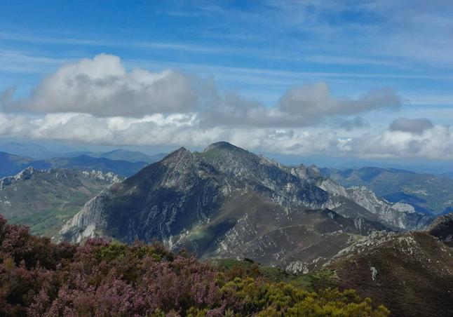 Desde el Cuchu, mirando hacia Peña Mea y las Negras