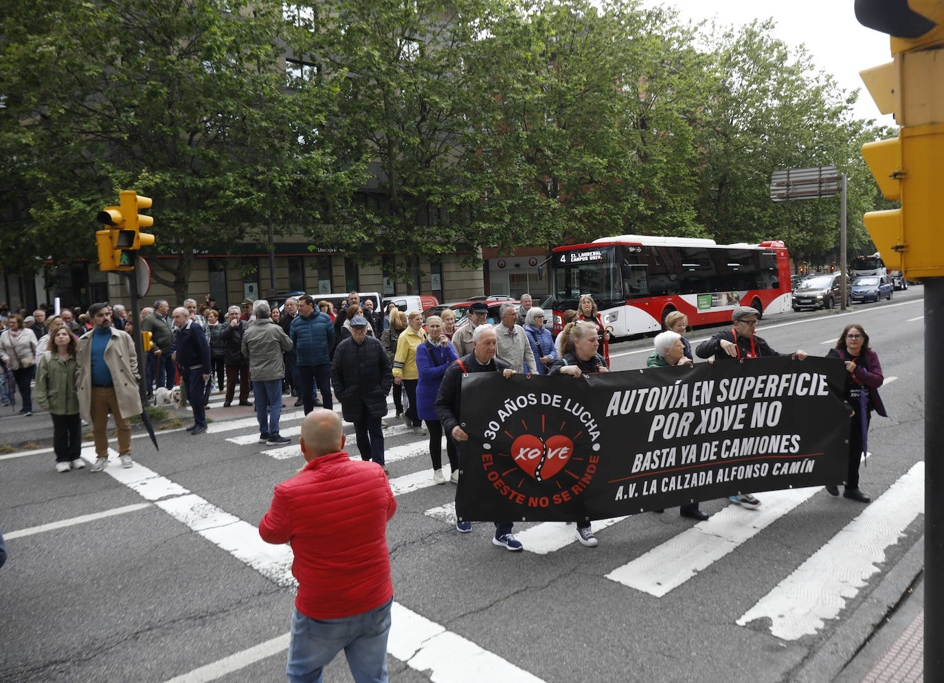 Gijón, contra la contaminación: «No aguantamos más mentiras ni promesas incumplidas»