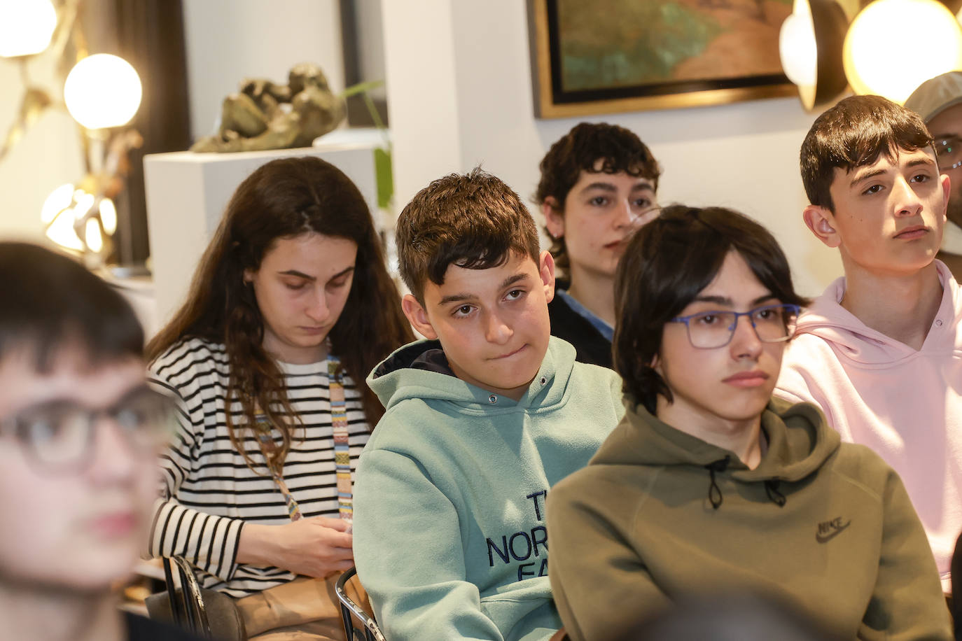 Estudiantes del Instituto Elisa y Luis Villamil visitan EL COMERCIO