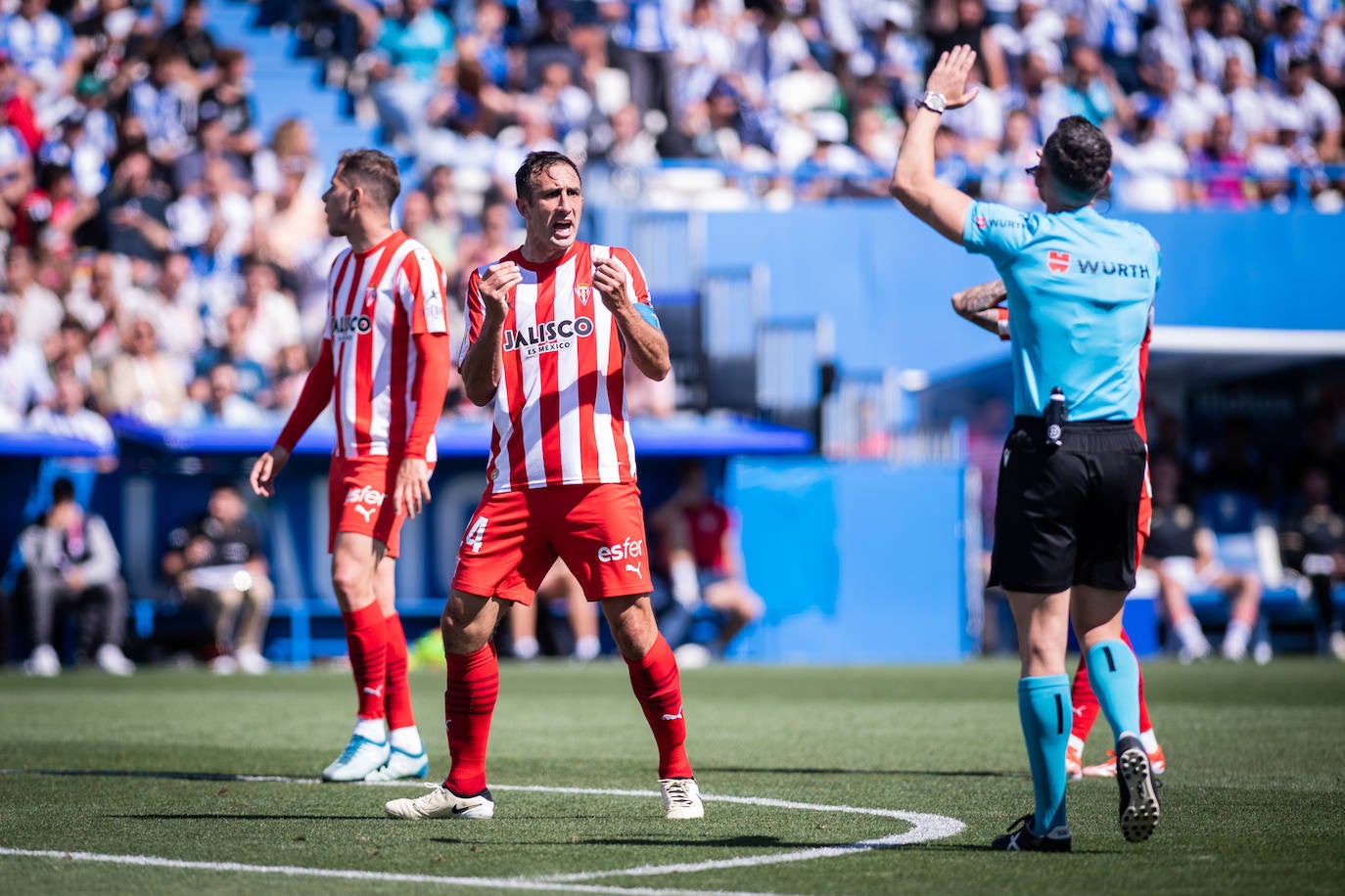 Las mejores imágenes del Leganés - Sporting