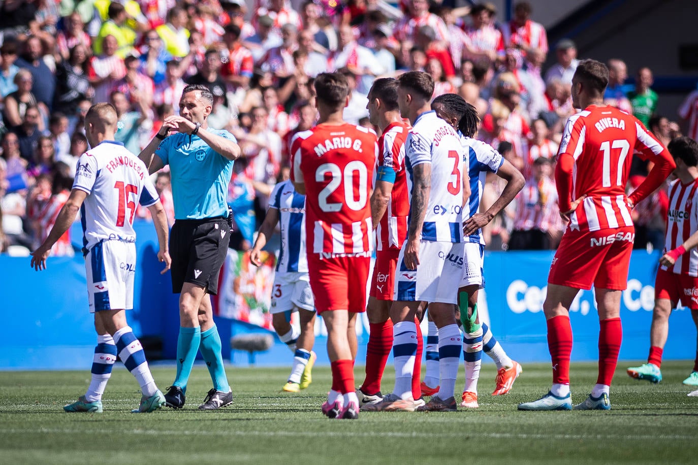 Las mejores imágenes del Leganés - Sporting