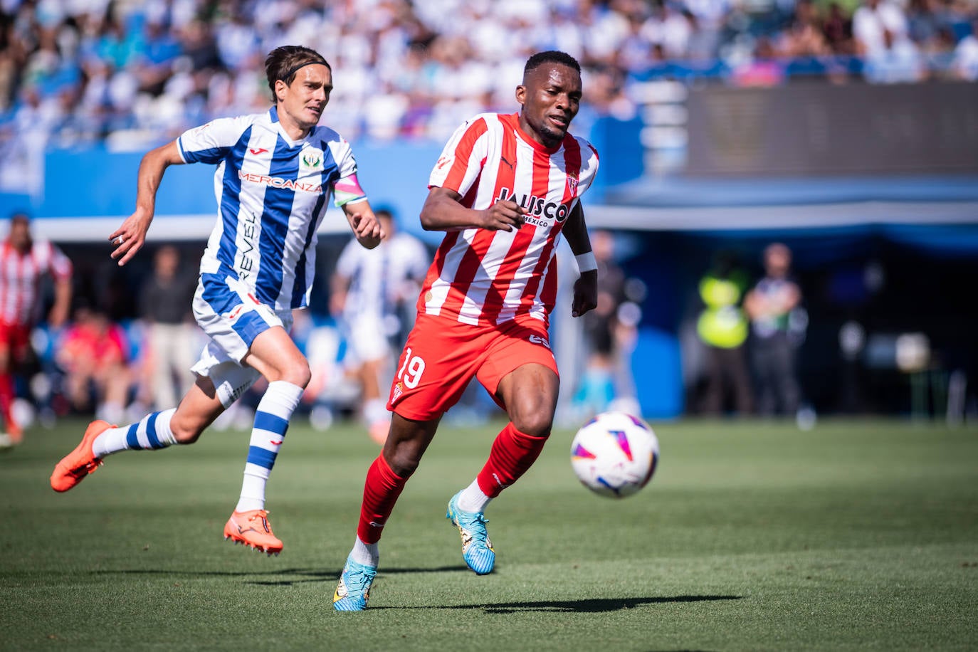 Las mejores imágenes del Leganés - Sporting