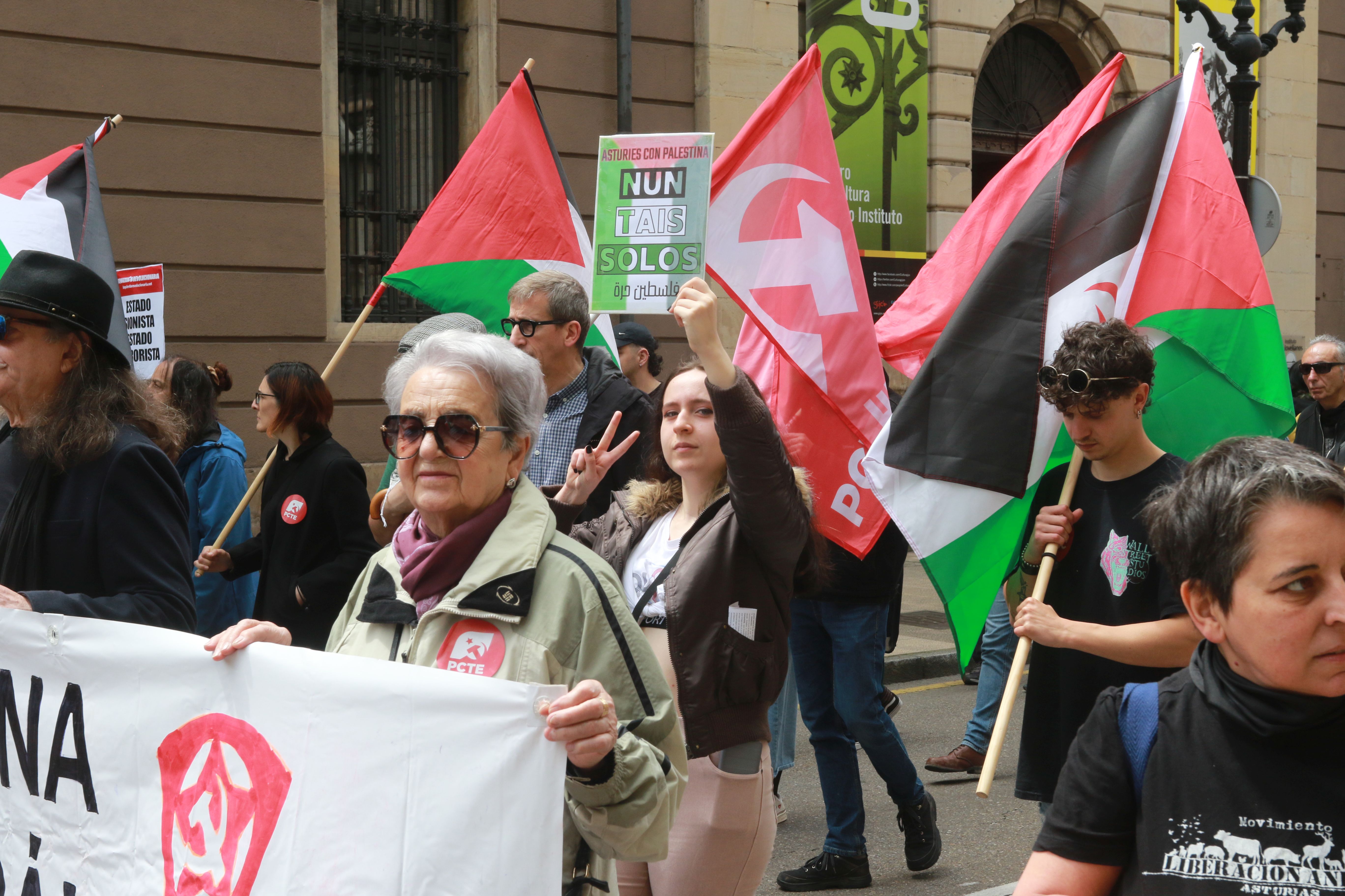 Asturias clama por un estado palestino