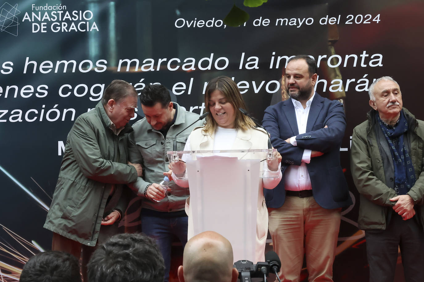 Así ha sido el homenaje de UGT a Lito, su histórico líder sindical