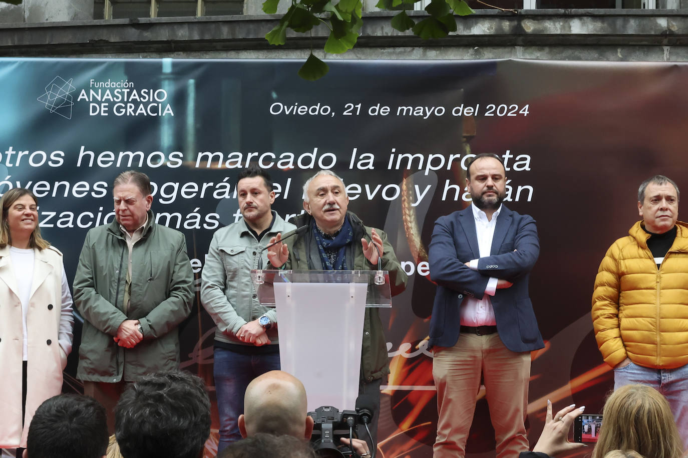 Así ha sido el homenaje de UGT a Lito, su histórico líder sindical