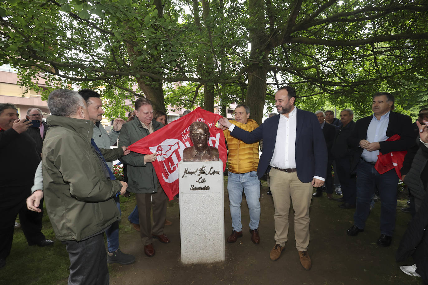 Así ha sido el homenaje de UGT a Lito, su histórico líder sindical