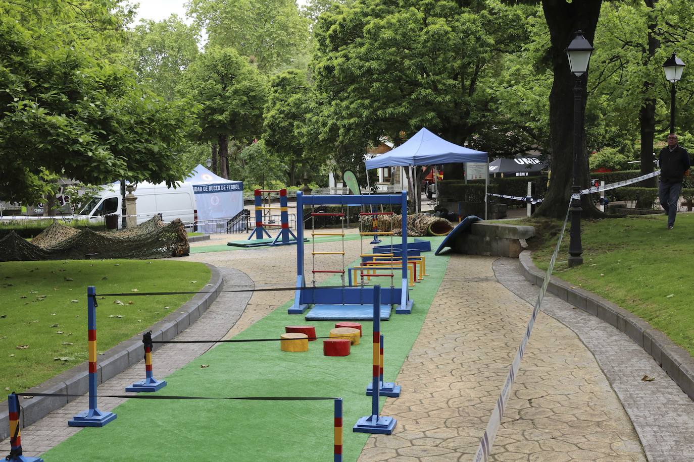 Los preparativos de las Fuerzas Armadas en Oviedo