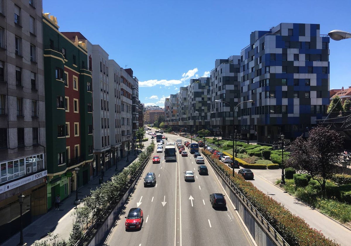 Las vistas de la avenida Santander desde Viaducto Marquina.