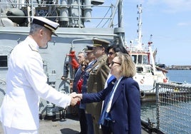 Su Majestad el Rey Felipe VI presidió el acto central en Gijón de las Fuerzas Armadas.