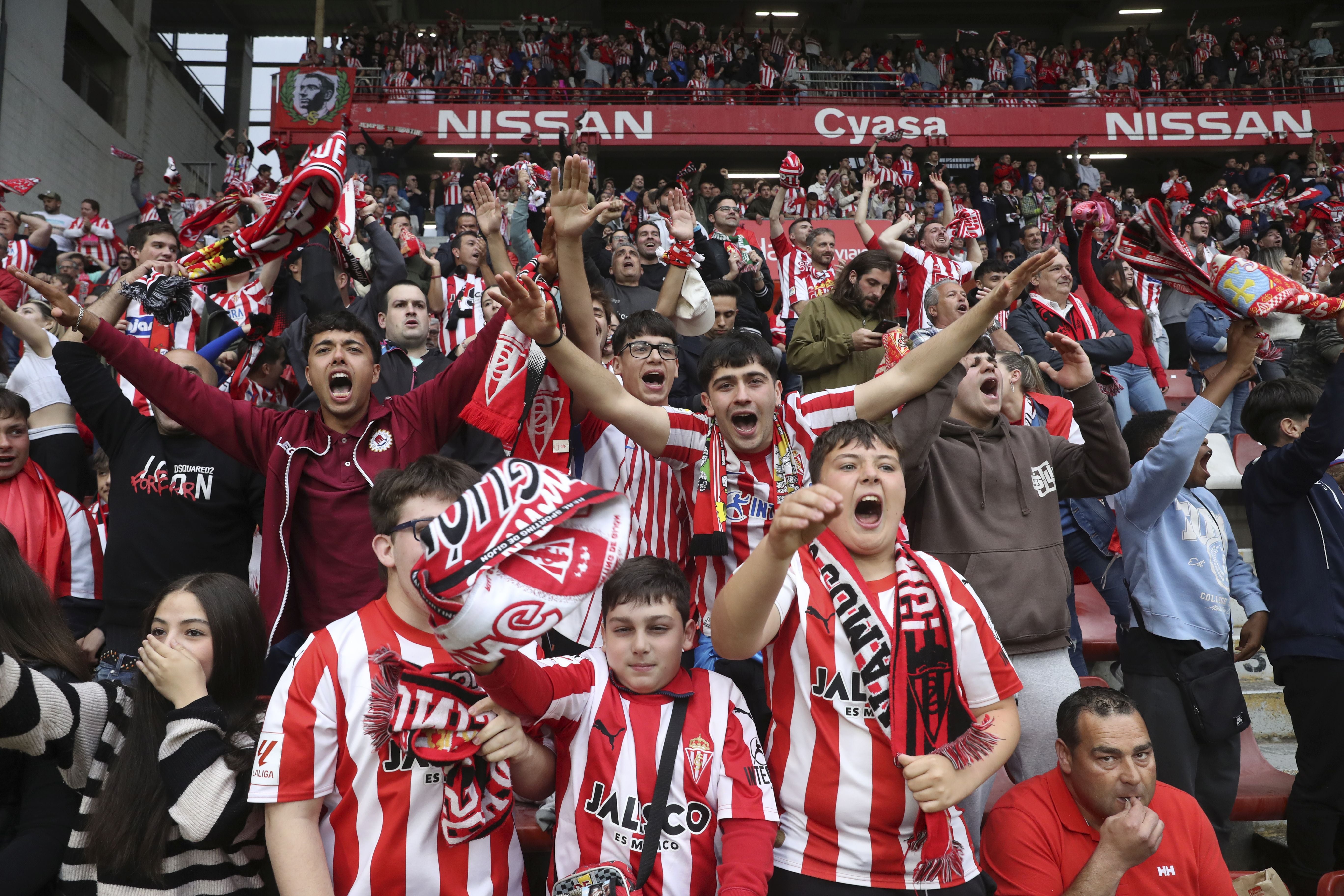 ¿Estuviste en El Molinón en el Sporting - Eibar? ¡Búscate!