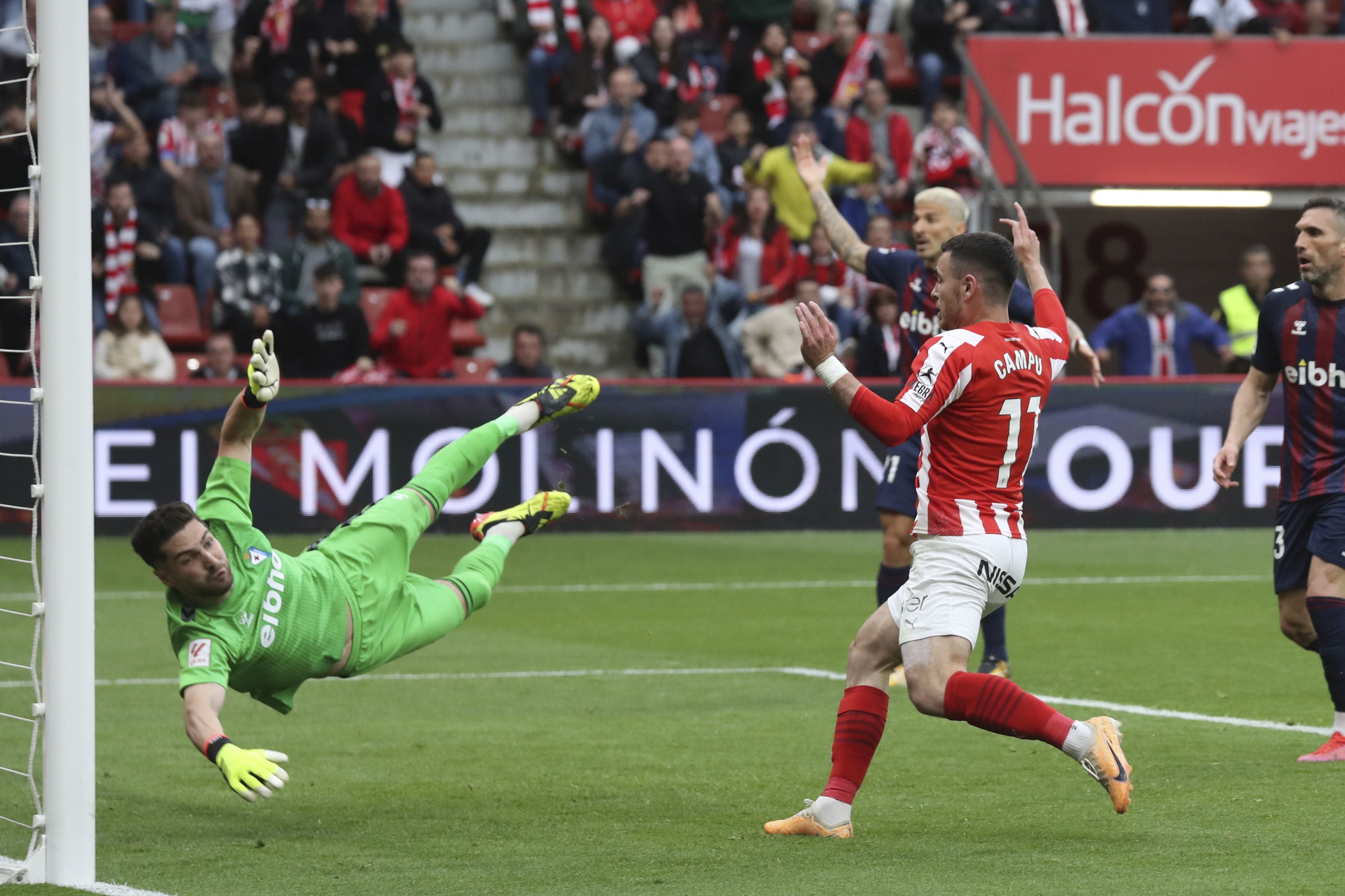 Las mejores jugadas del Sporting - Eibar